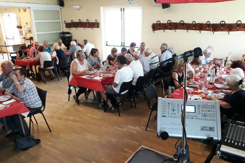 Il pranzo della «Regina Pacis» al Centro Pensionati di Fontanelle di Boves