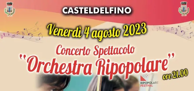 A Casteldelfino per la prima volta in Valle Varaita l’orchestra spettacolo “Ripopolare”