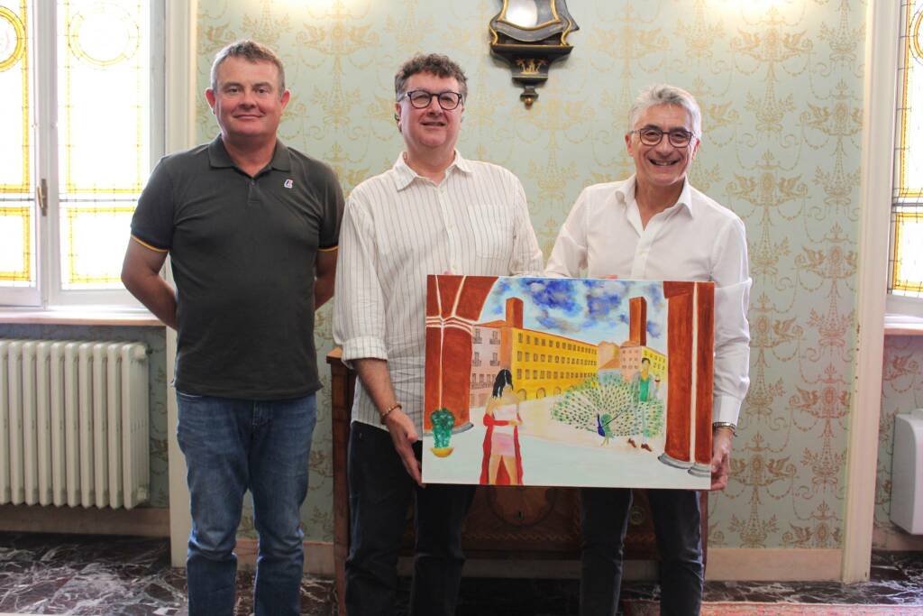 L’artista Andrea Marco Ghia dona una sua opera alla città di Alba