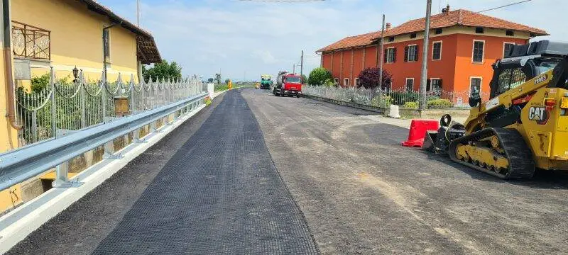Dopo i lavori riapre la strada provinciale Fossano-Villafalletto dopo i lavori