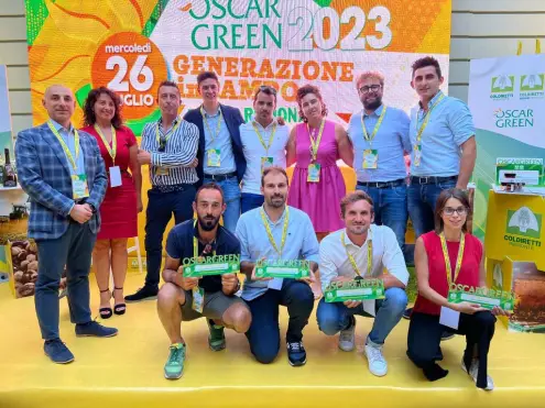 Quattro giovani imprenditori agricoli cuneesi premiati agli “Oscar Green” Coldiretti