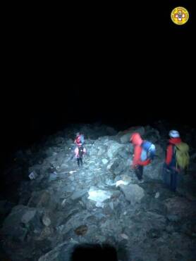 Tre alpinisti soccorsi e portati in salvo questa notte sul Visolotto di Pontechianale