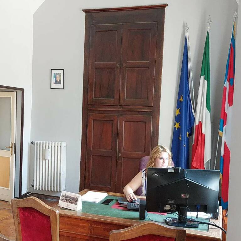 Le fotografie ufficiali del Presidente Mattarella in Municipio a Valdieri