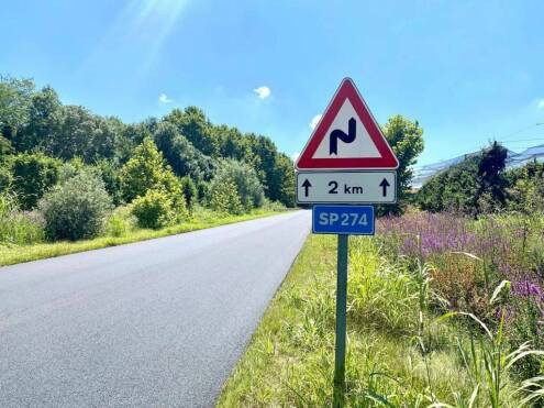 Nuovo asfalto sulla Saluzzo-Cervignasco