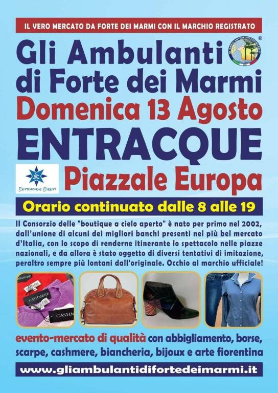 FORTE dei marmi ambulanti entracque