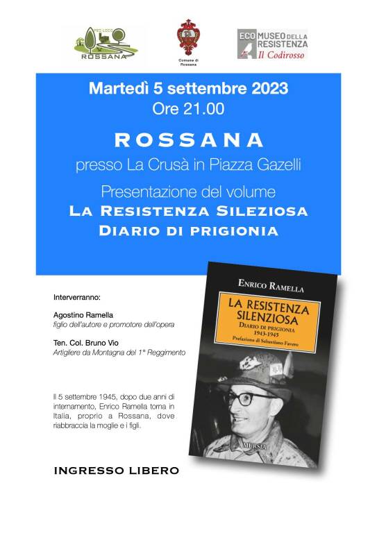 Enrico Ramella - presentazione libro Rossana