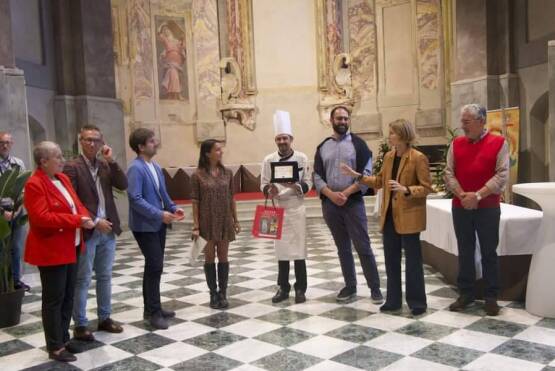 Primo premio per il dolce al cucchiaio dell’Alberghiero di Dronero al Concorso Nazionale Dolci Castagne, Marroni e Farina di castagne