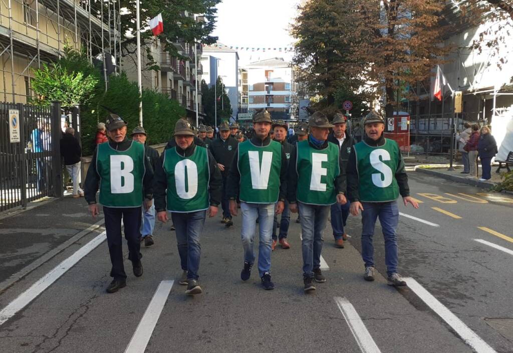 Alpini Bovesani ad Aosta al 25esimo raduno del primo raggruppamento Piemonte, Liguria, Valle d’Aosta e Francia