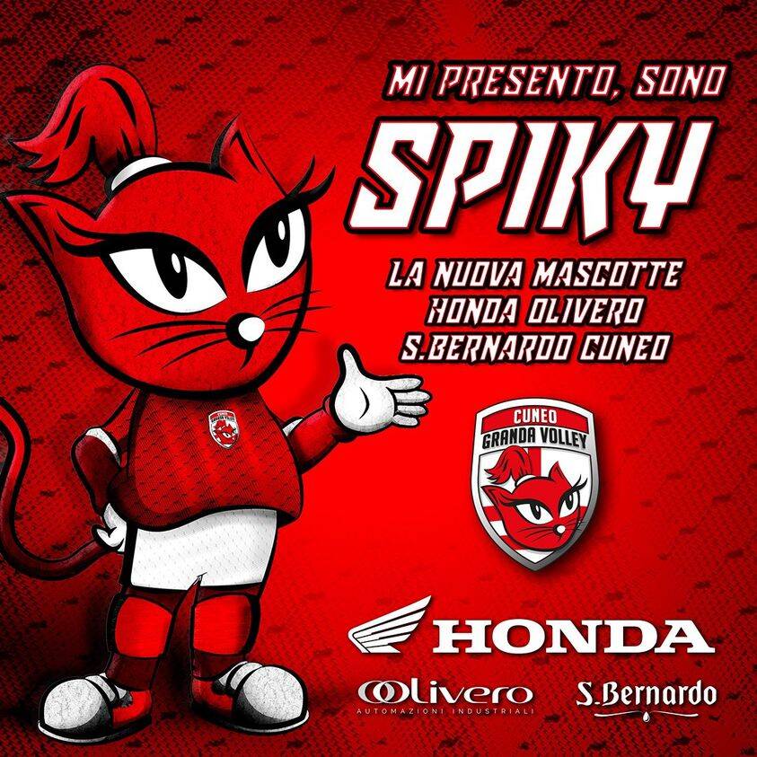 Comincia il campionato e Cuneo presenta la nuova mascotte Spiky