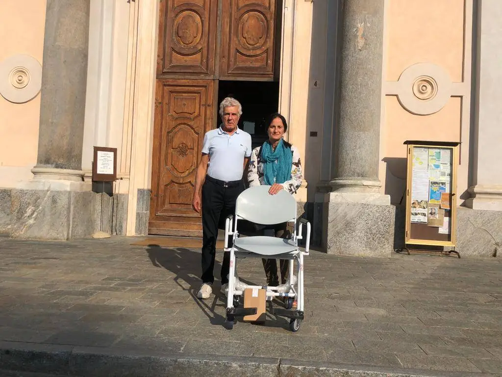 Donata al San Camillo di Centallo una sedia pesa persone