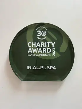Inalpi premiata con il Charity Award 2023 del Banco Alimentare