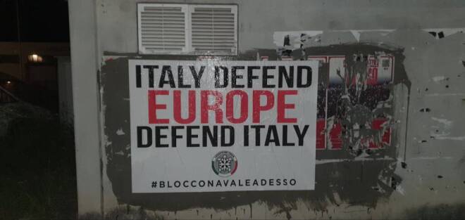 Immigrazione: a Cuneo, Alba e Bra CasaPound chiede “blocco navale per salvare l’Europa”
