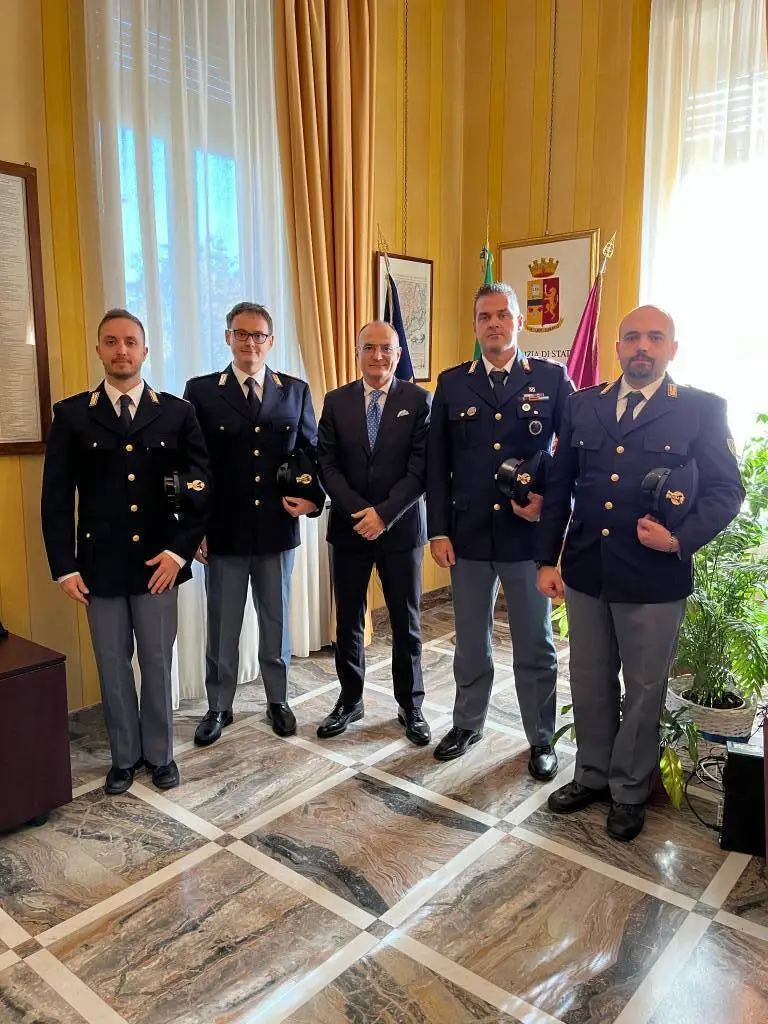 A Cuneo quattro nuovi vice ispettori della Polizia di Stato