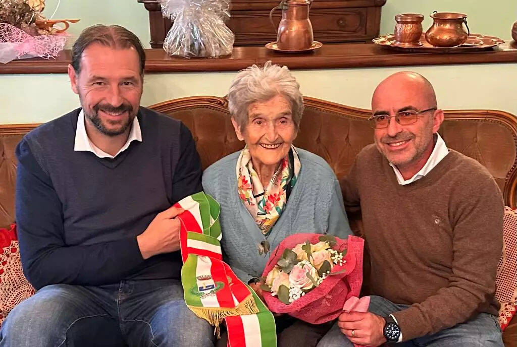 Laura Giletta 101 anni Lagnasco sindaco Dalmazzo