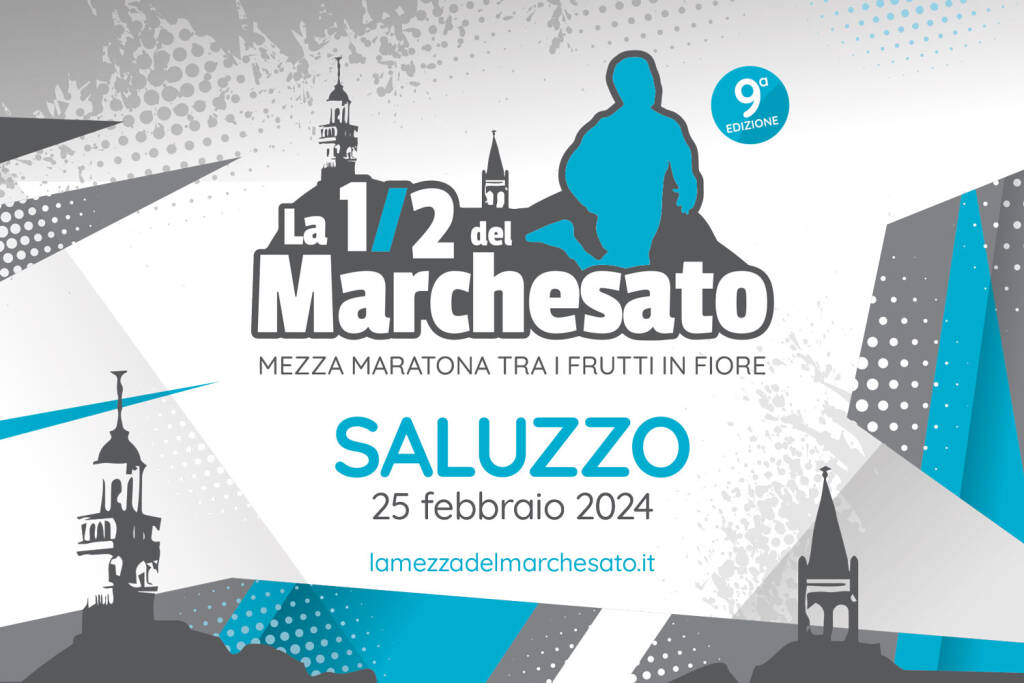 Il 25 febbraio a Saluzzo torna la “Mezza Maratona del Marchesato”