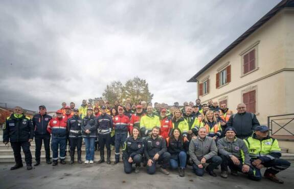 Terminata la missione in Toscana della colonna mobile di Protezione Civile della Regione Piemonte