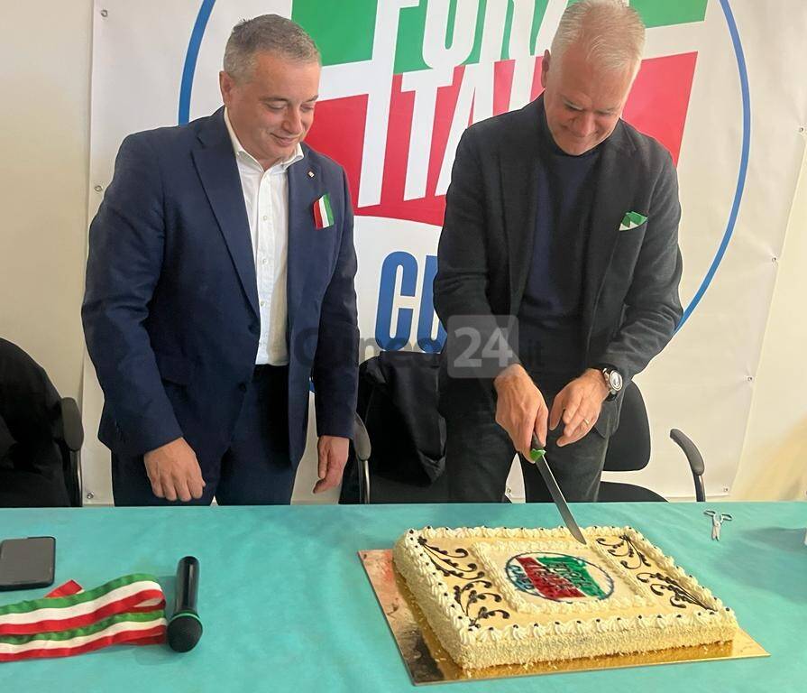 A Cuneo l&#8217;inaugurazione della sede provinciale di Forza Italia: LE IMMAGINI