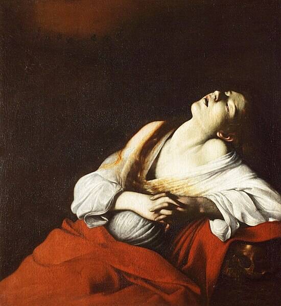 Maddalena in estasi Caravaggio