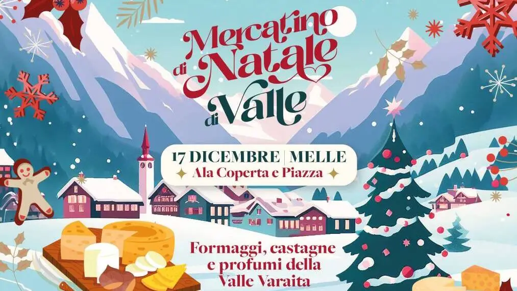 Dai formaggi all’artigianato: a Melle c’è il Mercatino di Natale di Valle