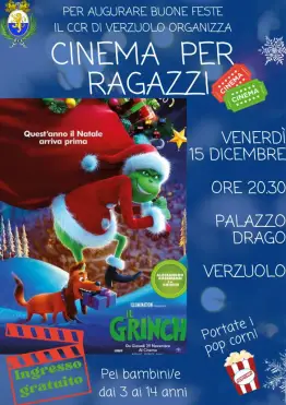 Verzuolo, proiezione del film “Il Grinch” nella Sala Arroyito