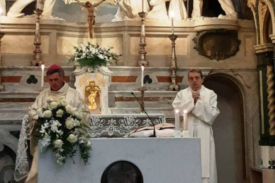 A Mellana di Boves la Messa con il vescovo Monsignor Piero Delbosco