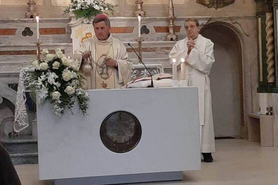 A Mellana di Boves la Messa con il vescovo Monsignor Piero Delbosco