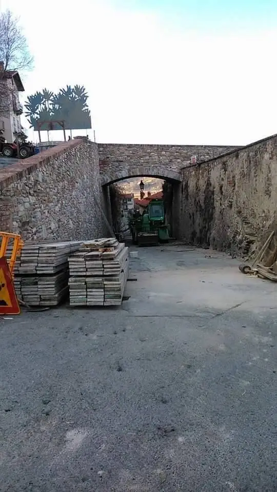 Costigliole Saluzzo, chiusura di via Siccardi