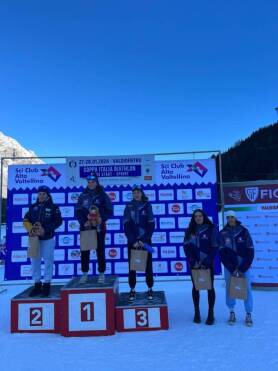 Biathlon – Coppa Italia Fiocchi: i cuneesi Carollo e Forneris dominano la sprint