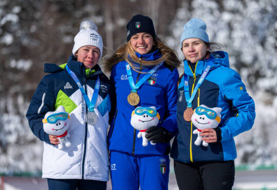 Biathlon, oro cuneese grazie a Carlotta Gautero nella sprint dei Giochi Olimpici Giovanili invernali