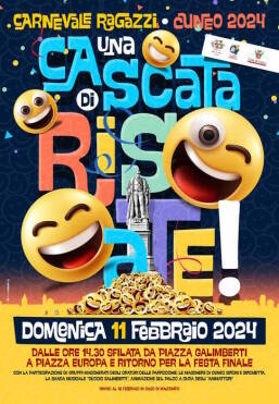Domenica 11 febbraio torna a Cuneo il Carnevale Ragazzi