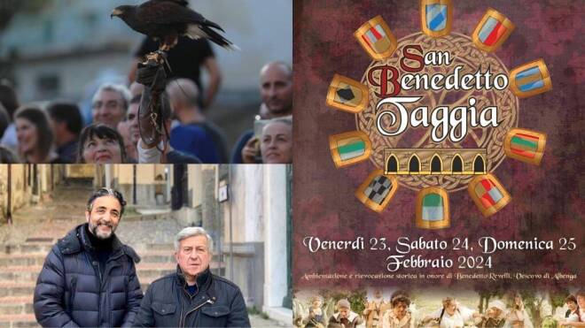 A Taggia dal 23 al 25 febbraio appuntamento con il corteo storico in costume di San Benedetto