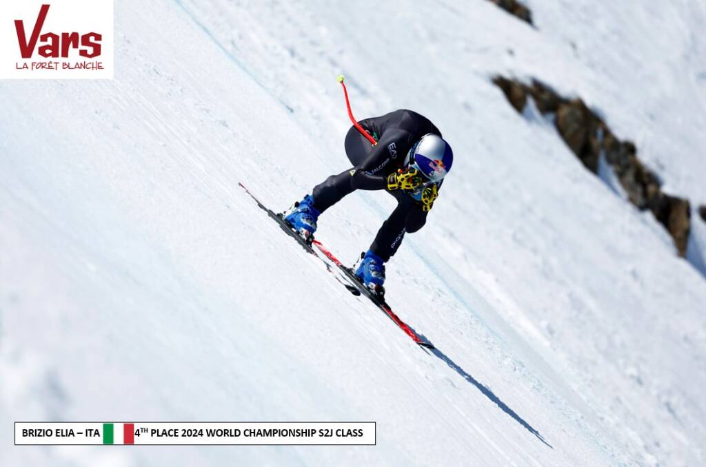 Sci di velocità, nei Mondiali a Vars il braidese Elia Brizio sfiora il podio