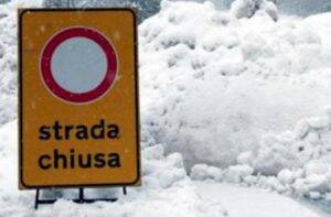 strada chiusa neve