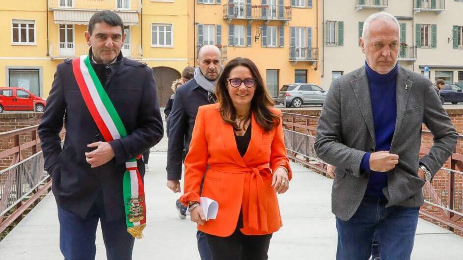 Il ministro Alessandra Locatelli in provincia di Cuneo