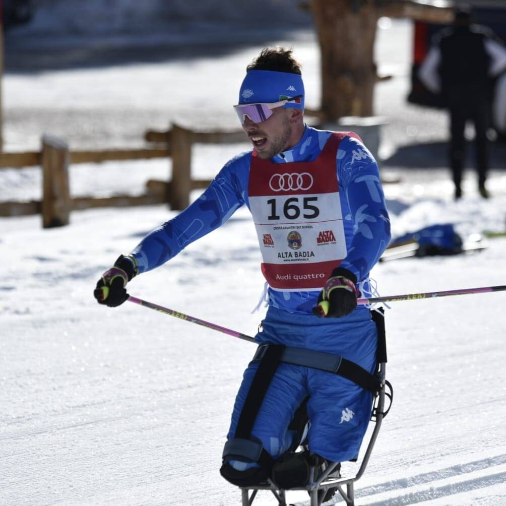 Doppio titolo italiano per Michele Biglione nello sci nordico paralimpico