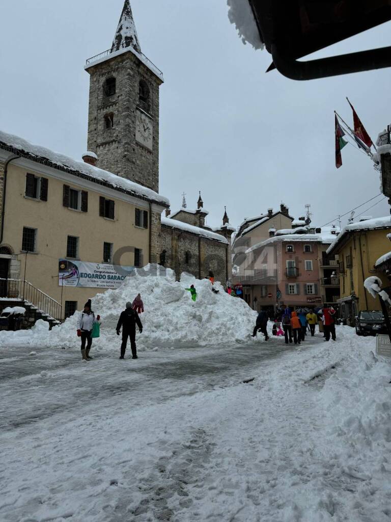 Nevicata a Limone Piemonte