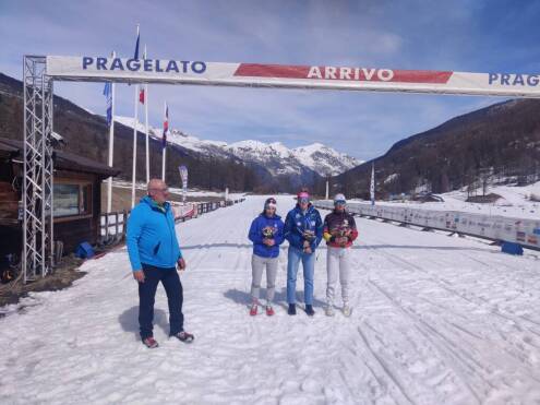 Sci di fondo, tre cuneesi sul podio nella sprint in tecnica classica della Coppa Italia Rode di Pragelato