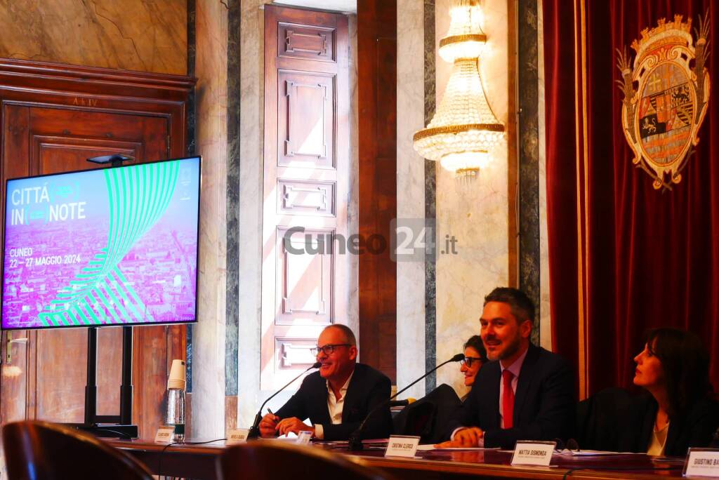 Cuneo, presentazione "Città in Note 2024"