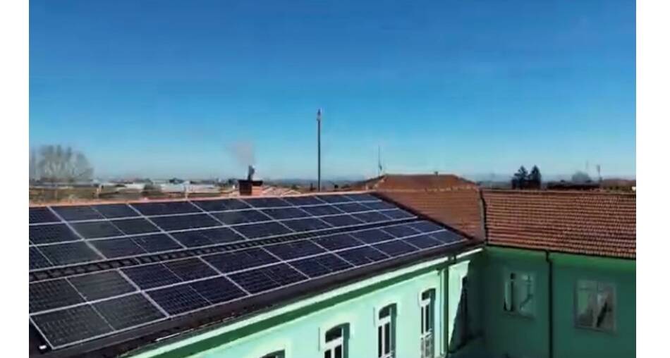 Fotovoltaico tetto istituto comprensivo madonna dell'olmo