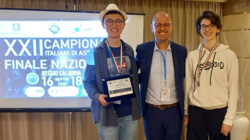 Matteo Tivan (Liceo scientifico di Cuneo) si conferma campione nazionale di astronomia