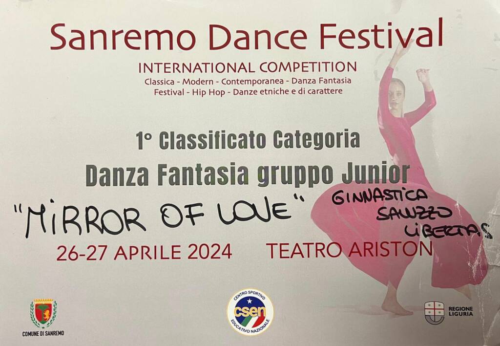 La Ginnastica Saluzzo Libertas impegnata al "Sanremo Dance Festival" - LE IMMAGINI