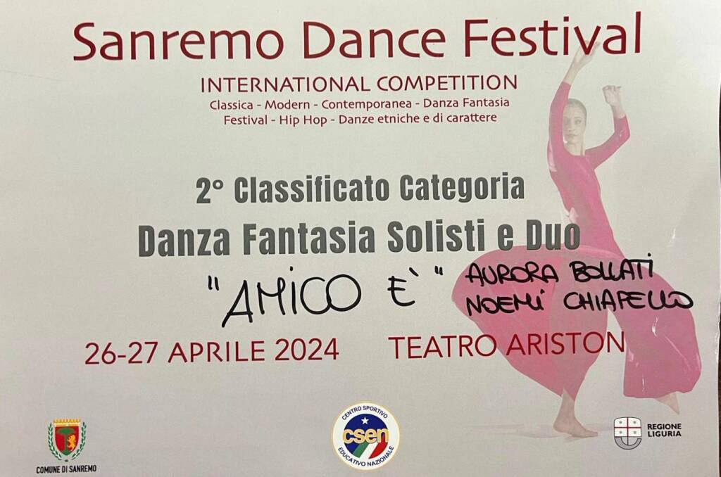Sanremo Dance Festival Ginnastica Saluzzo Libertas