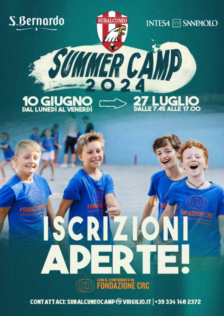 A Cuneo la quinta edizione del “Subalcuneo Summer Camp”