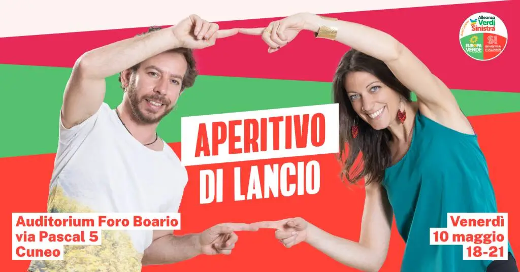 Un «Aperitivo di Lancio» per i candidati Giulia Marro e Marco Giusta