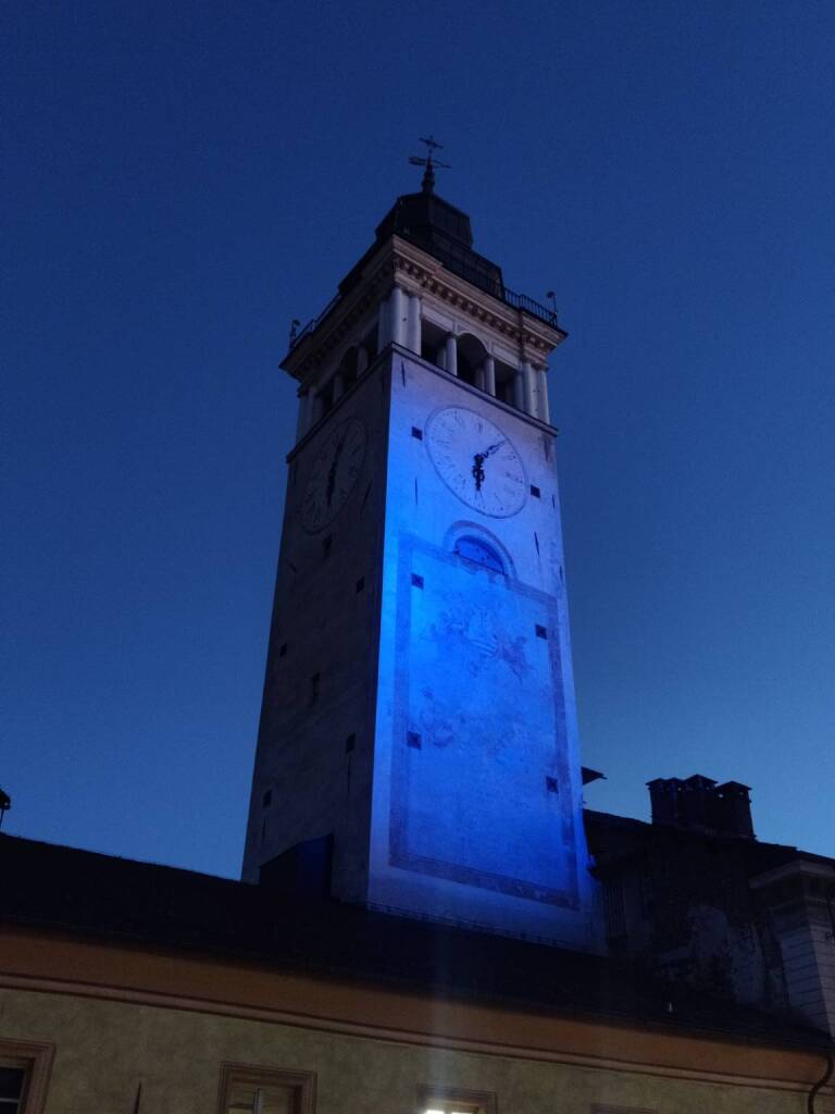 Torre Civica Cuneo blu