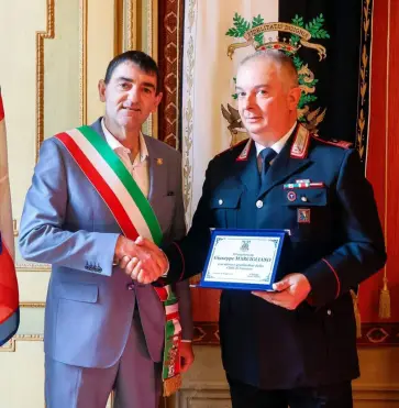 Fossano ringrazia il Luogotenente Giuseppe Marcigliano, prossimo alla pensione