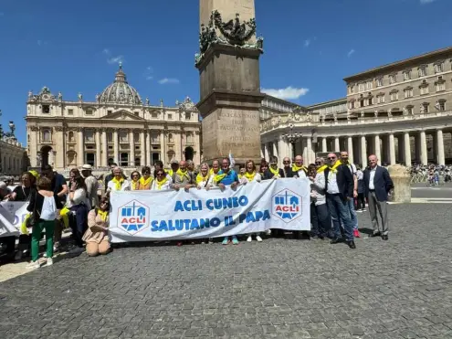 Da Cuneo all’udienza con il Papa riservata alle Acli