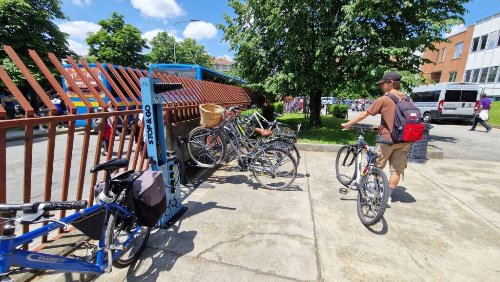 Con "Ride to school" percorsi oltre 53mila km e risparmiati 7.500 chili di anidride carbonica Vallauri fossano5