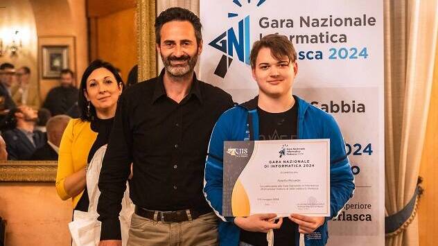 Riccardo Patetta (Vallauri Fossano) gara nazionale informatica