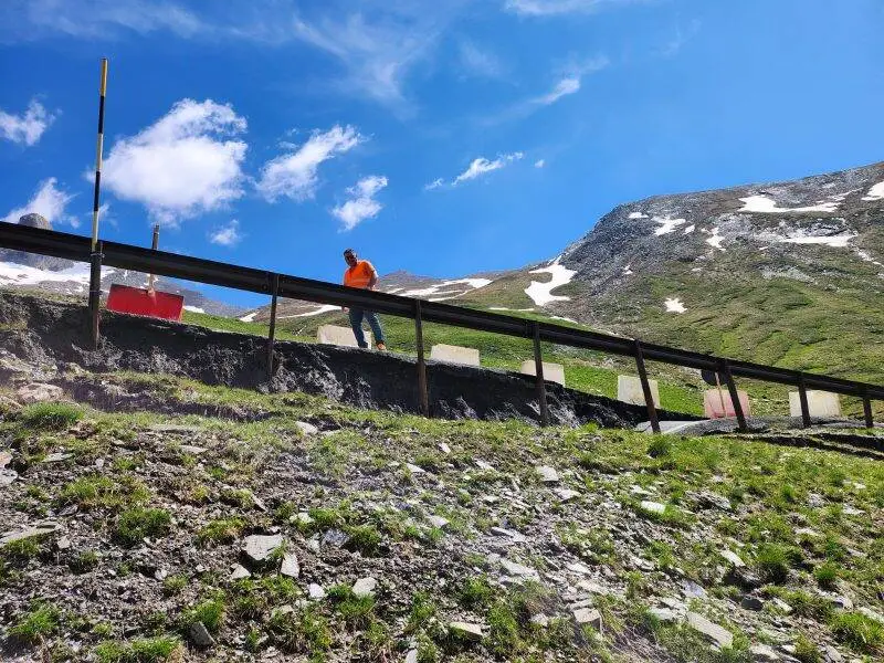 Colle dell’Agnello chiuso per frana sul versante italiano